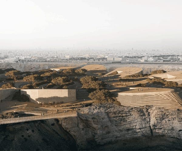 مطل أعالي الرياض — لوحة